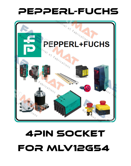 4PIN SOCKET FOR MLV12G54  Pepperl-Fuchs