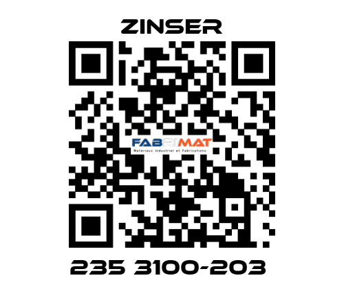 235 3100-203  Zinser