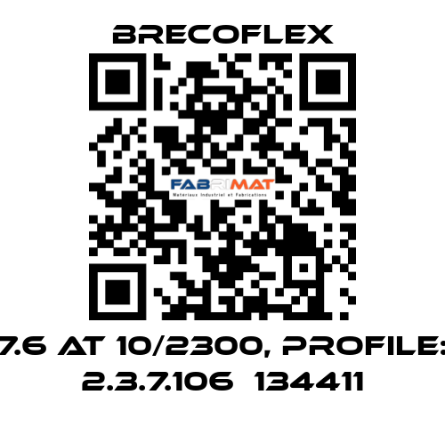 7.6 AT 10/2300, PROFILE: 2.3.7.106  134411 Brecoflex