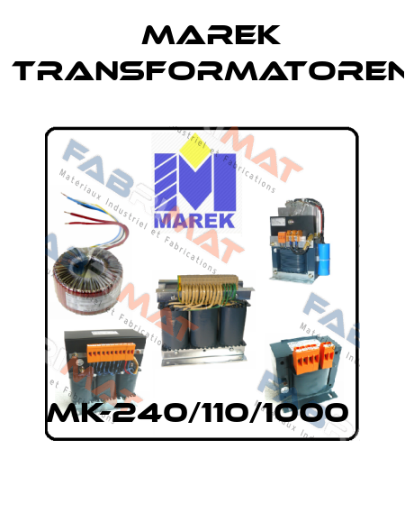MK-240/110/1000  Marek Transformatoren
