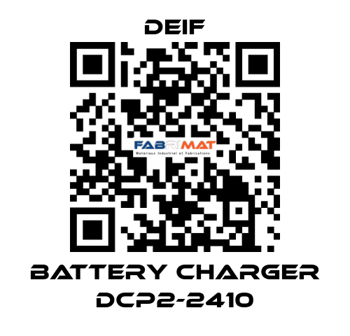 BATTERY CHARGER DCP2-2410 Deif