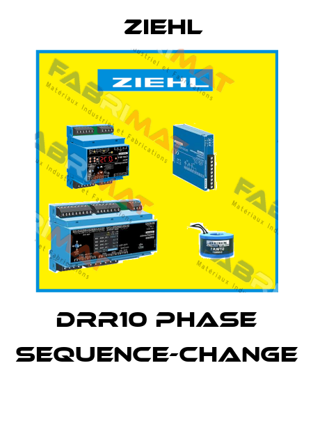 DRR10 PHASE SEQUENCE-CHANGE  Ziehl