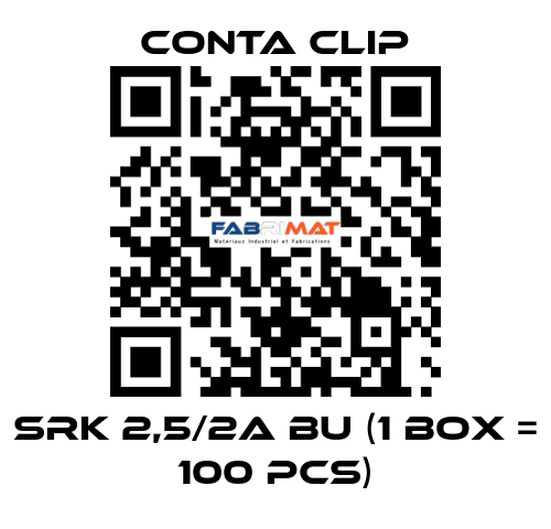 SRK 2,5/2A BU (1 box = 100 pcs) Conta Clip