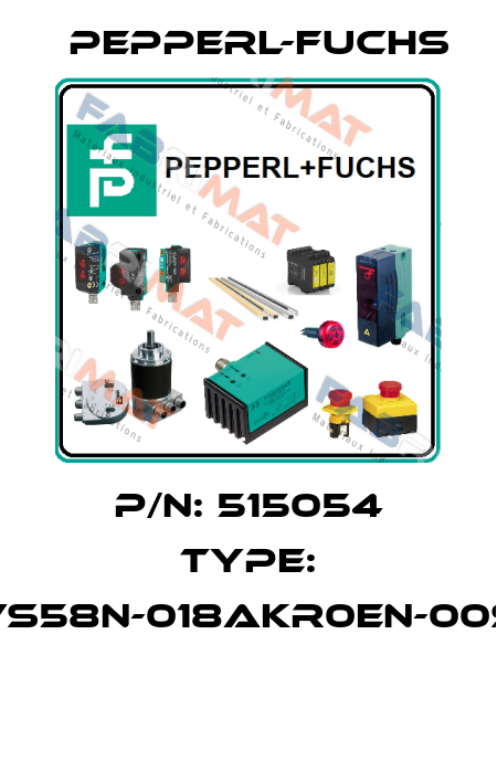 P/N: 515054 Type: FVS58N-018AKR0EN-00SD  Pepperl-Fuchs