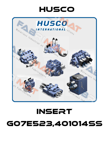 INSERT G07E523,401014SS  Husco