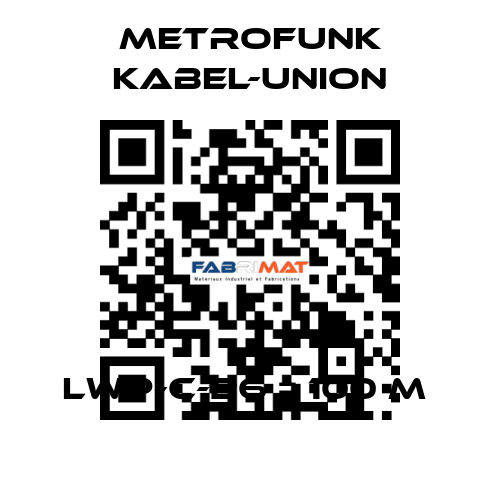 LWP-C-26 = 100 m  METROFUNK KABEL-UNION