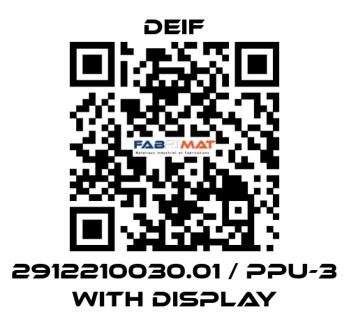 2912210030.01 / PPU-3 with display Deif