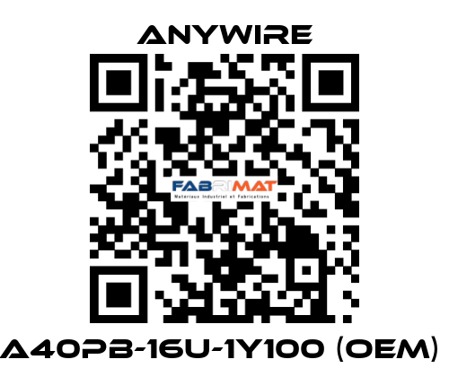  A40PB-16U-1Y100 (OEM)  Anywire