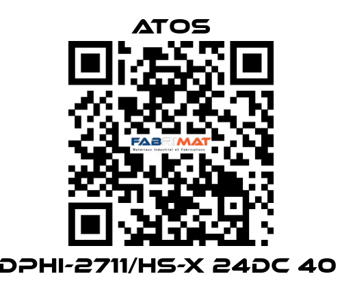 DPHI-2711/HS-X 24DC 40  Atos