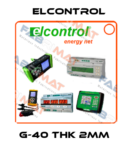 G-40 THK 2MM  ELCONTROL