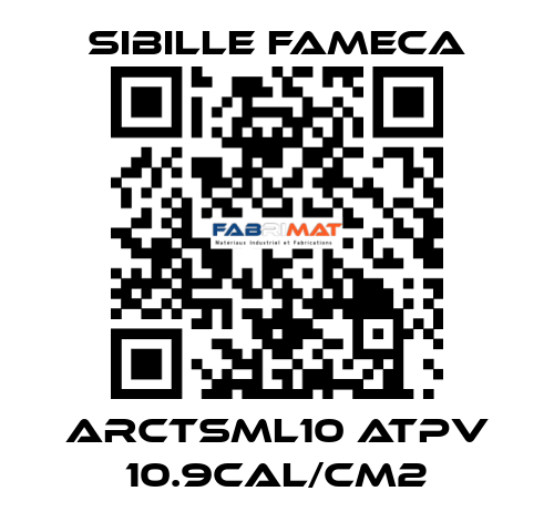 ARCTSML10 ATPV 10.9CAL/CM2 Sibille Fameca