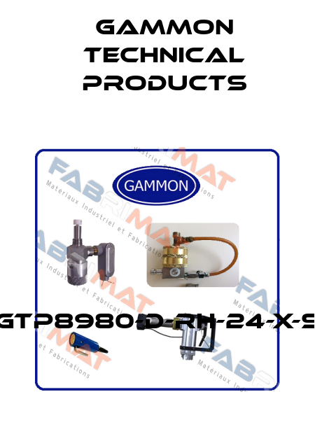 GTP8980-D-RH-24-X-S Gammon Technical Products