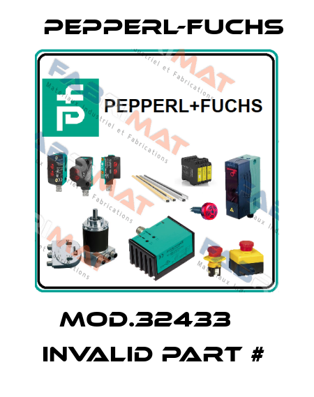 Mod.32433    invalid part #  Pepperl-Fuchs