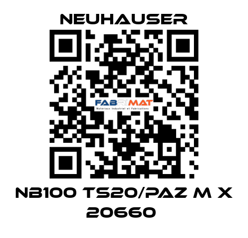 NB100 TS20/PAZ M X 20660  Neuhauser