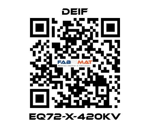 EQ72-X-420kV Deif