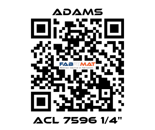 ACL 7596 1/4" ADAMS