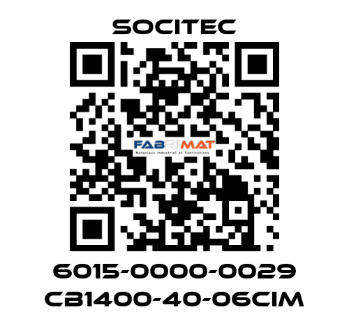 6015-0000-0029 CB1400-40-06CIM Socitec