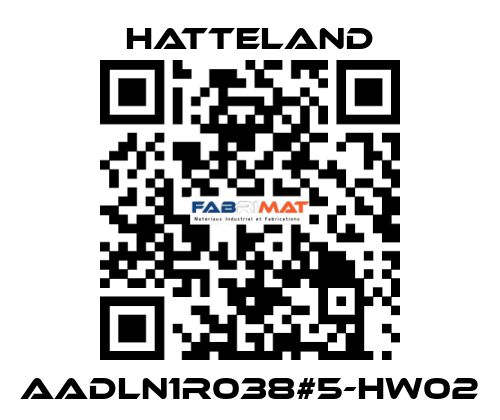 AADLN1R038#5-HW02 HATTELAND