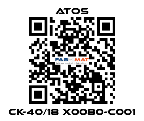 CK-40/18 X0080-C001 Atos