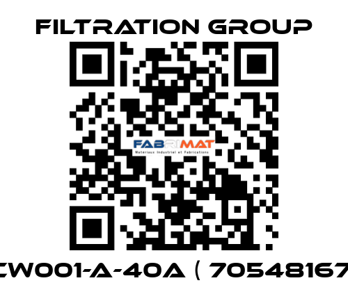 CW001-A-40A ( 70548167) Filtration Group