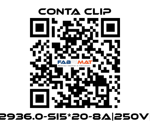 2936.0-SI5*20-8A|250V| Conta Clip