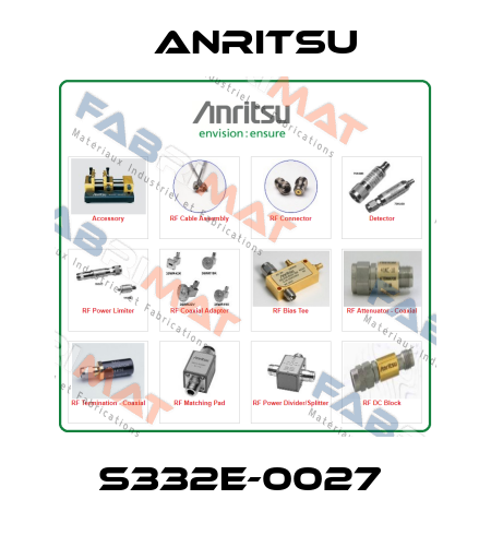 S332E-0027  Anritsu