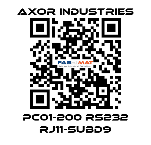 PC01-200 RS232 RJ11-SubD9 Axor Industries