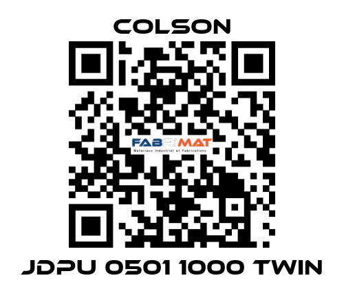 JDPU 0501 1000 TWIN Colson