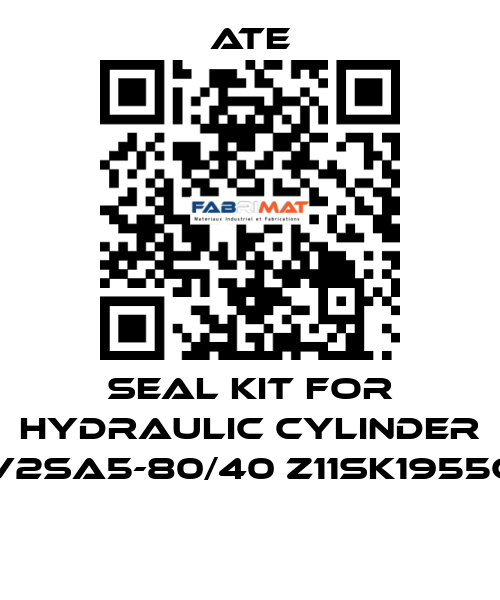SEAL KIT FOR HYDRAULIC CYLINDER V2SA5-80/40 Z11SK1955C  Ate