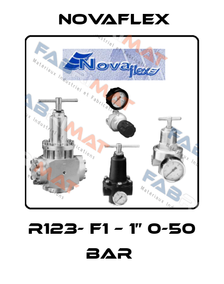 R123- F1 – 1” 0-50 Bar  NOVAFLEX 