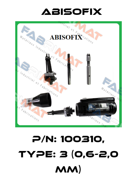 P/N: 100310, Type: 3 (0,6-2,0 mm) Abisofix