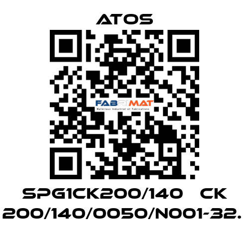 SPG1CK200/140   CK 200/140/0050/N001-32.  Atos