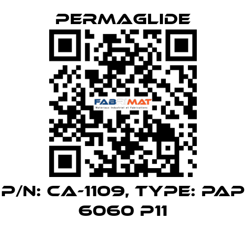 P/N: CA-1109, Type: PAP 6060 P11 Permaglide