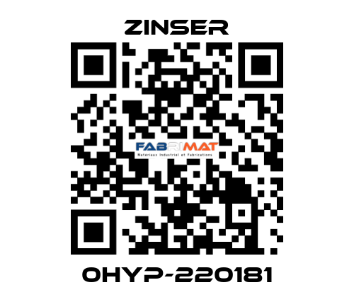 0HYP-220181 Zinser