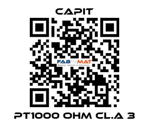 PT1000 OHM CL.A 3 Capit
