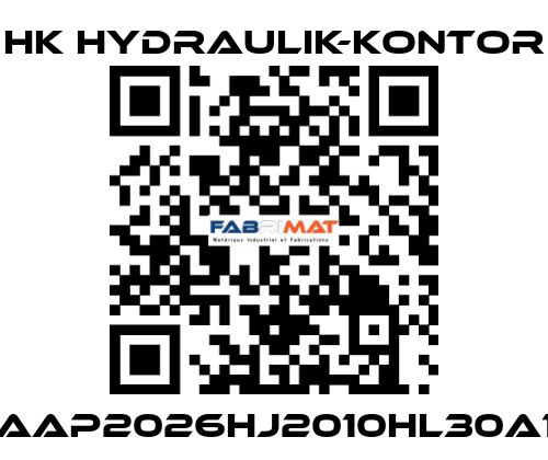 P2AAP2026HJ2010HL30A19N HK HYDRAULIK-KONTOR