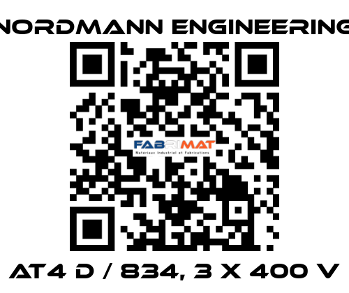 AT4 D / 834, 3 x 400 V NORDMANN ENGINEERING