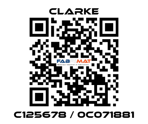 C125678 / 0C071881 Clarke