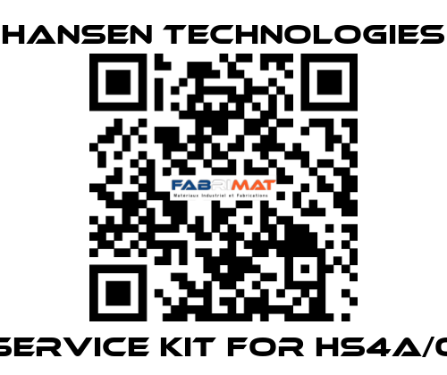 Service kit for HS4A/0 HANSEN TECHNOLOGIES