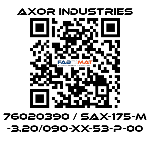 76020390 / SAX-175-M -3.20/090-XX-53-P-00 Axor Industries