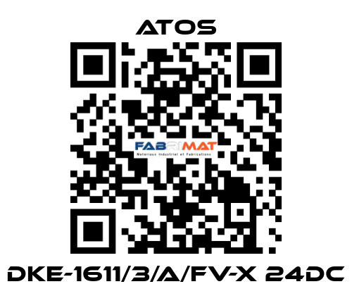 DKE-1611/3/A/FV-X 24DC Atos