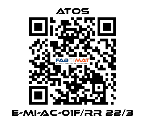 E-MI-AC-01F/RR 22/3 Atos