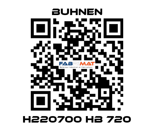 H220700 HB 720 Buhnen