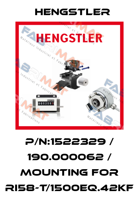 p/n:1522329 / 190.000062 / mounting for RI58-T/1500EQ.42KF Hengstler