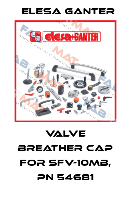 valve breather cap for SFV-10mb, PN 54681 Elesa Ganter