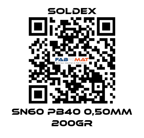 Sn60 Pb40 0,50mm 200Gr SOLDEX