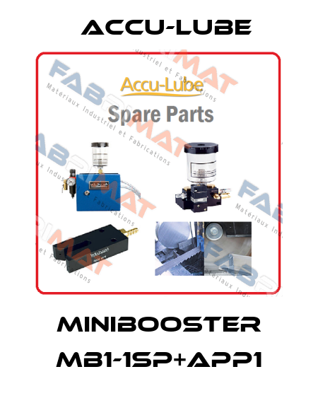 MiniBooster MB1-1SP+APP1 Accu-Lube