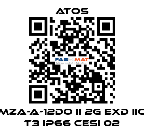 MZA-A-12DO II 2G Exd IIC T3 IP66 CESI 02 Atos