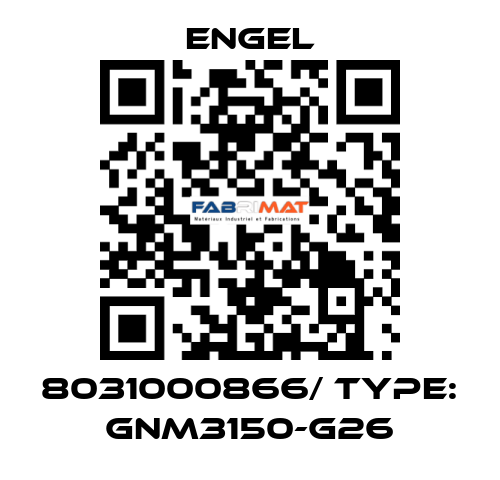 8031000866/ TYPE: GNM3150-G26 ENGEL