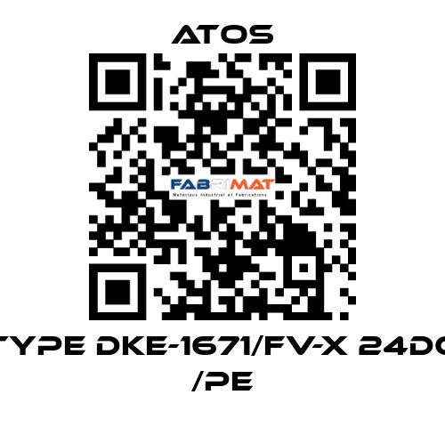 Type DKE-1671/FV-X 24DC /PE Atos